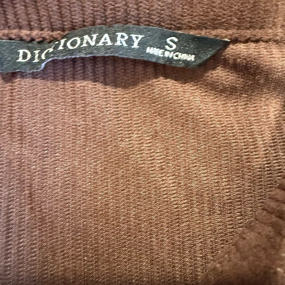 Brown skeeve long Shirt - Picture 8 of 8